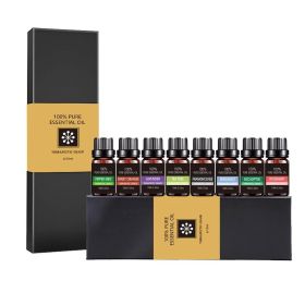 Organic Essential Oils Set Top Sale  Natural Therapeutic Grade Aromatherapy Oil Gift Kit For Diffuser (Option: Basil Essential Oil)
