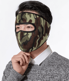 Autumn and winter dust masks breathable warm and cold (Option: Green)
