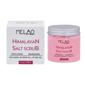 Exfoliating Scrub Full-body Care Exfoliating Bath Salts Deep Cleansing Mud Dead Sea Salt Facial Cleanser (Type: 340g Himalayan salt scrub)